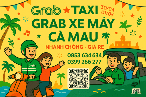 📍 Grab Cà Mau – Dịch vụ đặt xe công nghệ nhanh chóng, tiện lợi và uy tín tại Cà Mau 📲 Liên hệ ngay! 📞 Hotline: 0853 634 634 – 0399 266 277 📍 Địa chỉ: Khóm 7, Phường 7, Gành Hào, TP. Cà Mau 📌 Quét mã QR để đặt xe qua Zalo – Nhanh gọn, tiện lợi Bạn đang tìm Grab Cà Mau để di chuyển nhanh chóng, an toàn và tiết kiệm tại khu vực TP. Cà Mau? Dịch vụ Grab Cà Mau của chúng tôi chính là lựa chọn hoàn hảo dành cho bạn! ✅ Dịch vụ Grab Cà Mau có gì đặc biệt? 🚖 Grab 2 bánh và Grab 4 bánh Cà Mau: Tùy nhu cầu, bạn có thể chọn xe máy để di chuyển linh hoạt trong nội thành hoặc xe ô tô 4 chỗ/7 chỗ cho các chuyến đi xa, đưa đón gia đình, công tác. 🛵 Xe ôm công nghệ Cà Mau: Đặt xe nhanh chỉ với một cuộc gọi hoặc quét mã QR Zalo. Tài xế chuyên nghiệp, thân thiện, giá cả rõ ràng. 📞 Số điện thoại Grab Cà Mau: Gọi ngay 0853 634 634 – 0399 266 277 để được phục vụ tận nơi, nhanh chóng 24/7. 🗺️ Địa chỉ hỗ trợ: Khóm 7, Phường 7, Gành Hào, TP. Cà Mau – Chúng tôi luôn có mặt gần bạn. 🌟 Lợi ích khi chọn Grab tại Cà Mau 🔐 An toàn – Xe được bảo trì định kỳ, tài xế có kinh nghiệm. 💰 Giá rẻ – Cam kết giá cạnh tranh, không tăng giá vào giờ cao điểm. ⏱️ Nhanh chóng – Có mặt trong vài phút sau khi đặt. 🧑‍💼 Phục vụ chuyên nghiệp – Luôn lịch sự, hỗ trợ khách hàng chu đáo. Bạn cần xe? Có Grab Cà Mau – Di chuyển mọi nơi, phục vụ mọi lúc! 🌟 Hãy để mỗi chuyến đi là một trải nghiệm vui vẻ và an toàn cùng chúng tôi.