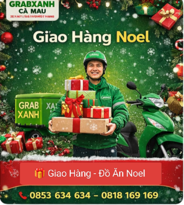 Giao hàng Noel Cà Mau